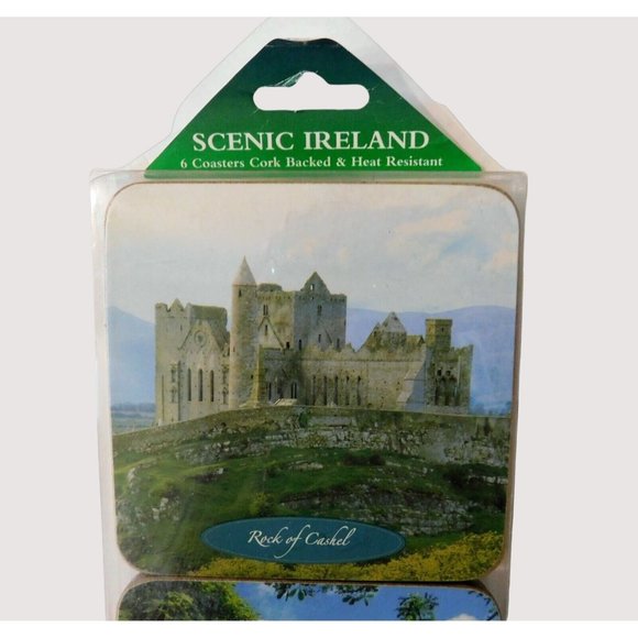 John Hinde Scenic Ireland Coasters 6 Pc Kylemore Bunratty Cliffs Moher Trinity - Picture 2 of 7